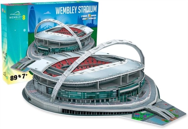 University Games Unisex Kids Wembley 3D Stadium Puzzle - Image 4