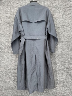 Vintage Christian Dior Le Connaisseur Coat Mens 44R Gray Belted