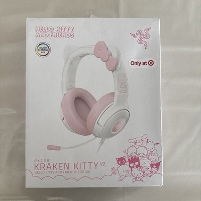 Razer Kraken Kitty V2 USB Headset w/ Kitty Ears Hello Kitty and Friends Edition