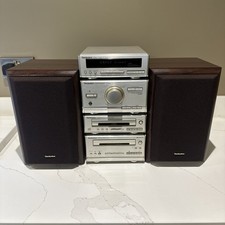 Technics ST-HD301 HiFi Sound System with Speakers – CD-Tape-Tuner-Amp Amplifier