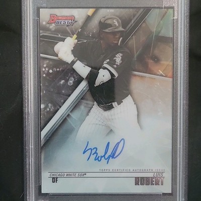 2018 Bowmans Best Luis Robert Autograph Auto PSA 9 #B18LR New York