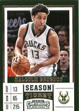 2017-18 Panini Contenders Draft Picks #38B Malcolm Brogdon white jersey - BSK