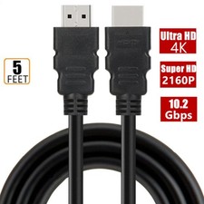 5 feet male to male HDMI cable for high speed 4K 1080P HD standard