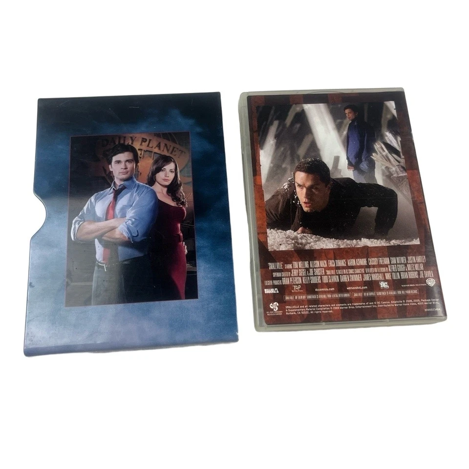 Warner Bros Smallville полный восьмой сезон DVD набор супергерой SciFi 6 диск - Изображение 2 из 4