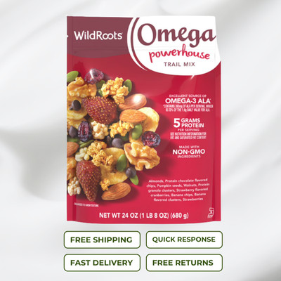 WildRoots Omega Powerhouse Trail Mix 24 oz Best Price Limited Offer