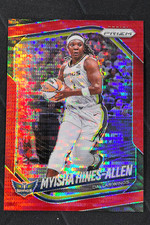 2025 Panini WNBA Prizm Myisha Hines-Allen Red Pulsar /299 #96