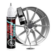 Silver wheel Touch Up Paint Wheel Scratch Repair Pen Car Rim Paint Pen Quick ...