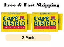 (2 pack) Cafe Bustelo,Espresso Style Dark Roast Ground Coffee,Vacuum Packed 10oz 8.40 per pound