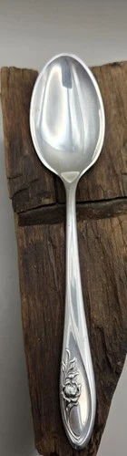 Sculptured Rose by Towle Sterling Silver Spoon 6"