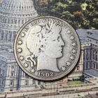 1902 Barber Half Dollar 🇺🇸