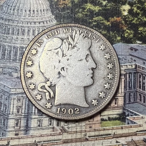 1902 Barber Half Dollar 🇺🇸
