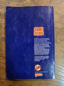 Vintage Nintendo Nes Game Genie Gold Video Game Enhancer + Box + Manual Booklet