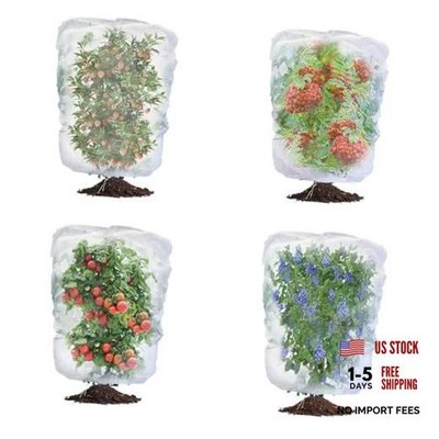 afzdby Garden Mesh Netting with Drawstring,Plants Cover 2.62×3.28FT 4
