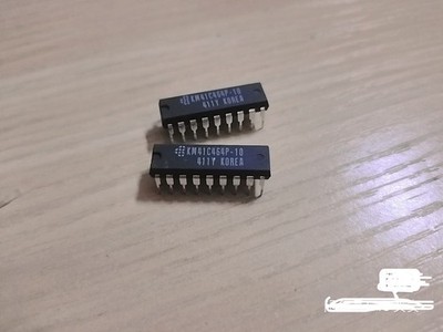   KM41C464P-10 or -8 41464 64K x 4 Fast Page DRAM DIP-18 x 10pcs #qm