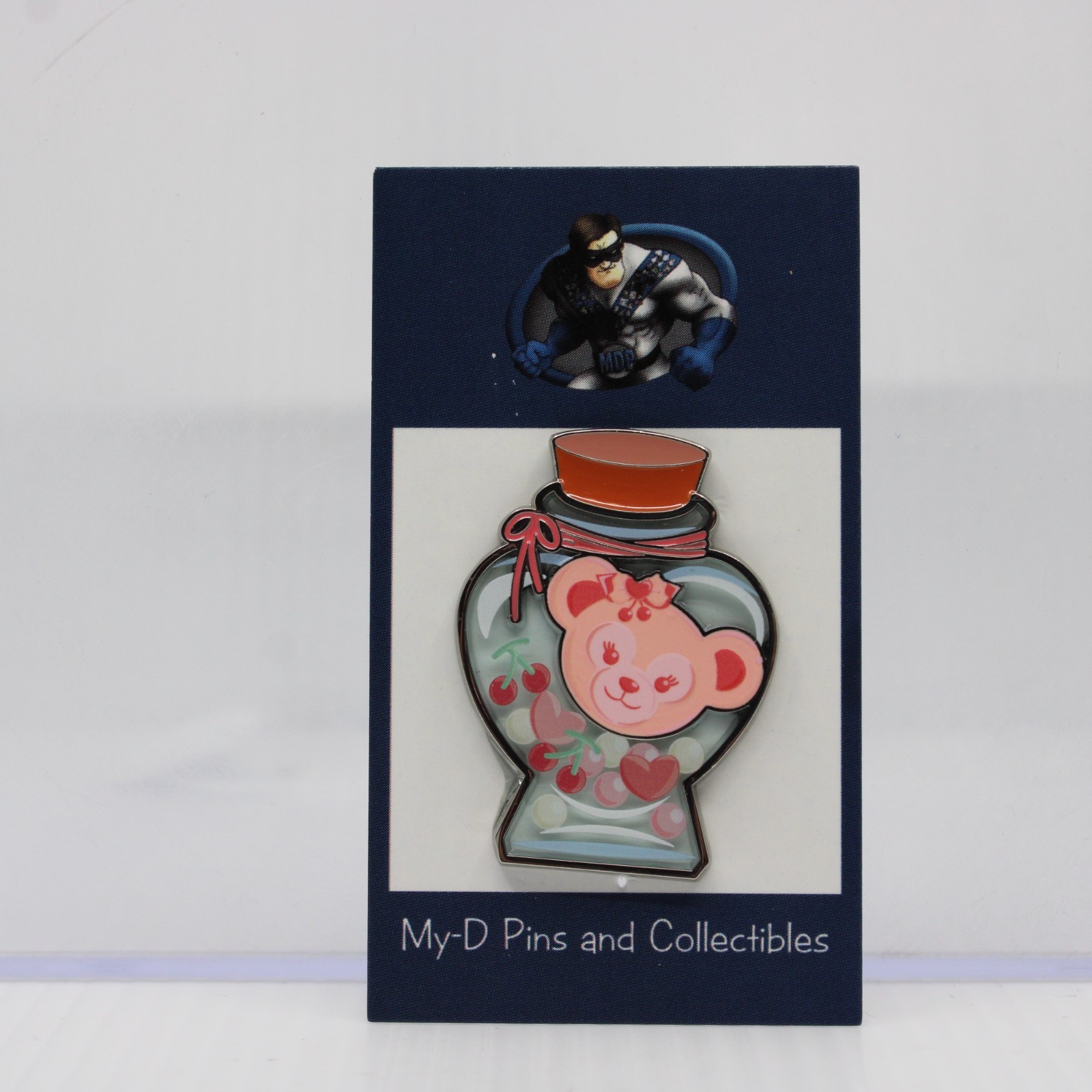 C1 Disney HKDL Pin Trading Carnival Glass Bottle Duffy Friends ShellieMay