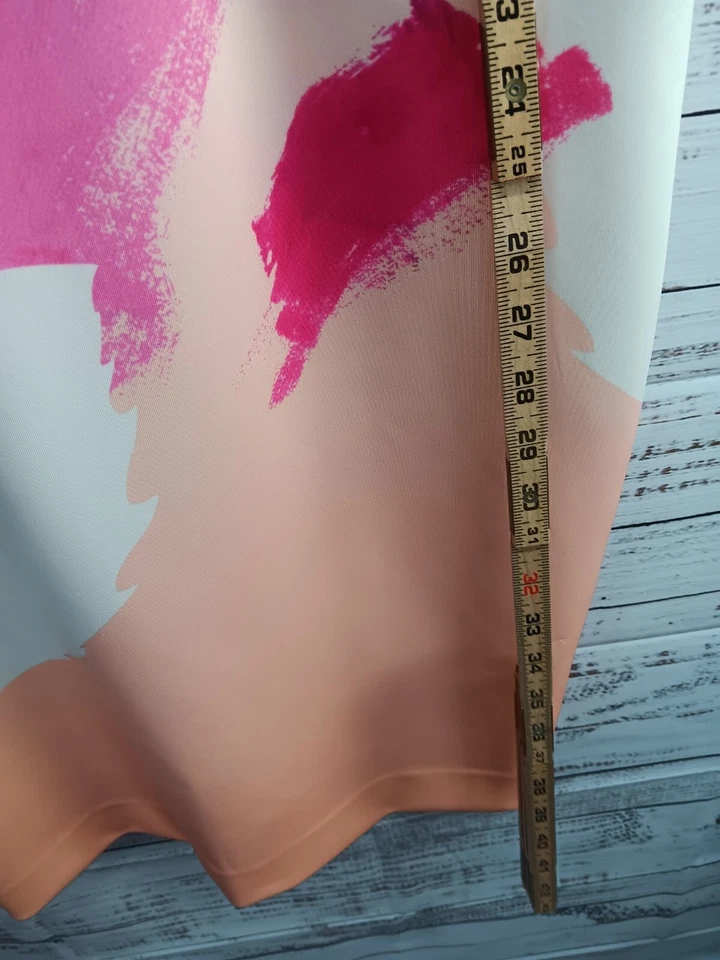 Antonio Melani Neoprene Sleeveless Sheath Dress Women’s 6 Sleeveless Pink  - Image 2 of 4