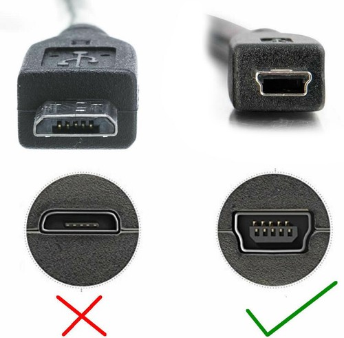 Mini USB to Dual USB Type-A M/M Adapter Cable For External USB HDD GPS MP3 MP4 - Picture 5 of 6