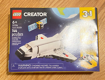 LEGO Creator 31134 3-in-1 Space Shuttle Toy Astronaut Spaceship