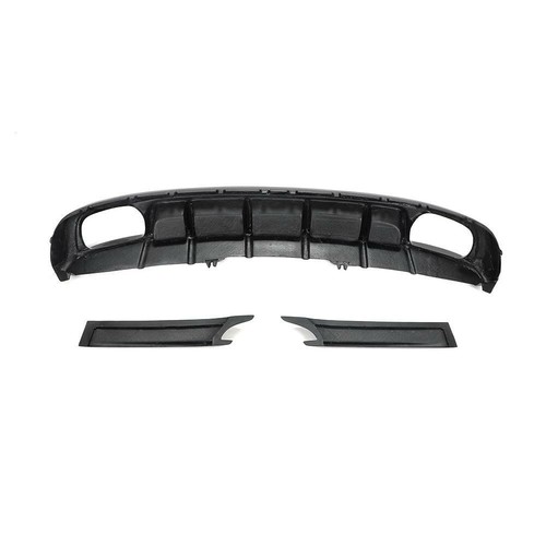 Passt für Audi A4 B9 S4 2017-2018 Diffusor Heckschürze Heckdiffusor Mit Splitter - Picture 11 of 12