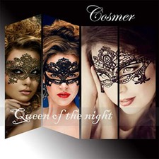 Lady Men Masquerade Face Cover Set Fox Eye Masks Party Fancy Dress Cosplay