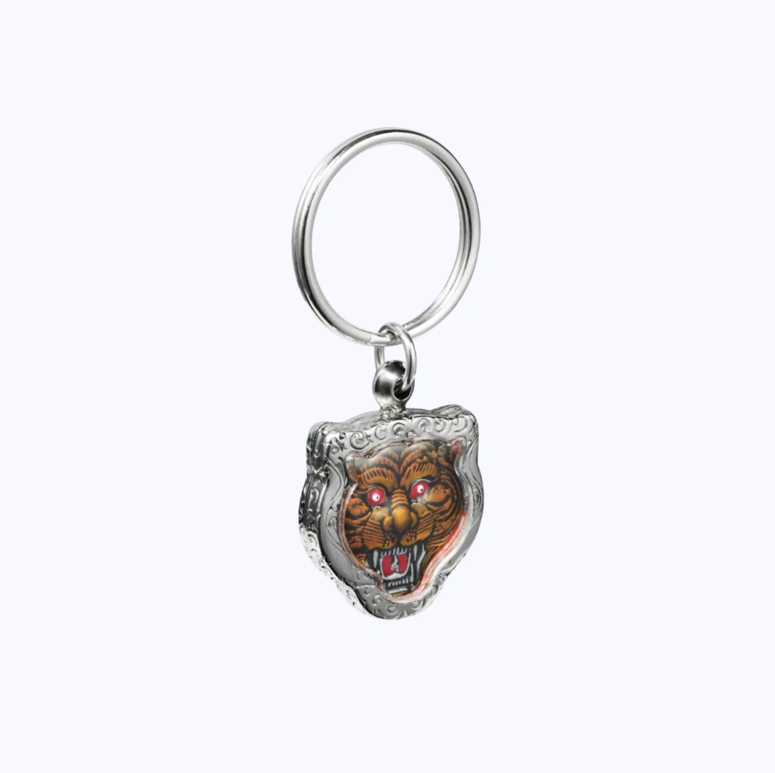 Porte clés Tigre Suprême   Argent   NEUF