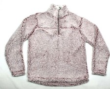 CUDDLY SHERPA KID'S QUARTER ZIP PULLOVER COLOR: BURGUNDY VARIETY SIZE NEW