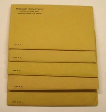 Lot of 10 - 1964 Government Issued Proof Set Envelopes - NO coins