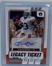 RONNIE BROWN 2021 PANINI CONTENDERS DRAFT PICKS LEGACY TICKET AUTO #LT-RB