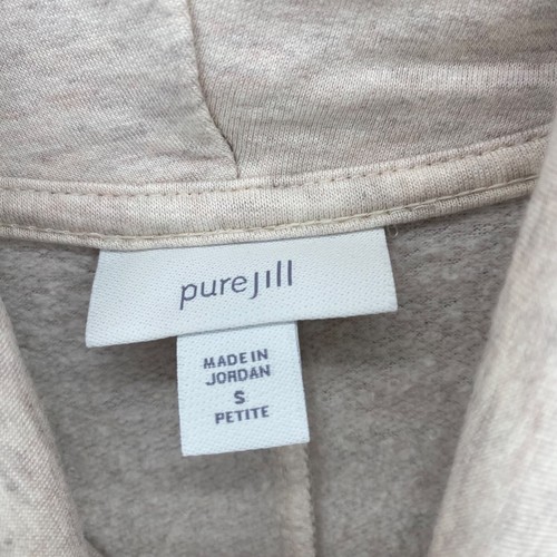 J Jill Top Womens Small Petite Ivory Pure Jill Cowl Neck Long Sleeves Stretch - Picture 6 of 11