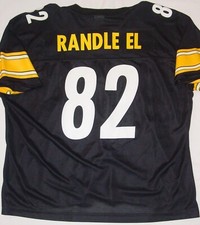 SWEET VINTAGE REEBOK WOMEN'S NFL ANTWAAN RANDLE EL PITTSBURGH STEELERS JERSEY-XL