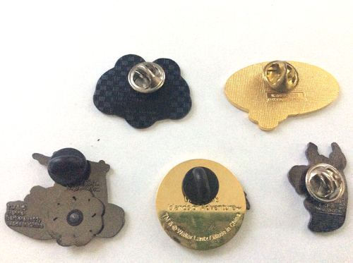 2002 Universal Studios Lot of 5 Toon Lagoon Pins Spin Feet Flintstones Scooby - Picture 5 of 11