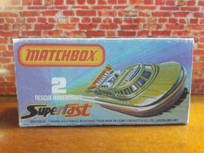 d    Matchbox Lesney No. 2    Reprobox Rescue Hovercraft = Box SF     