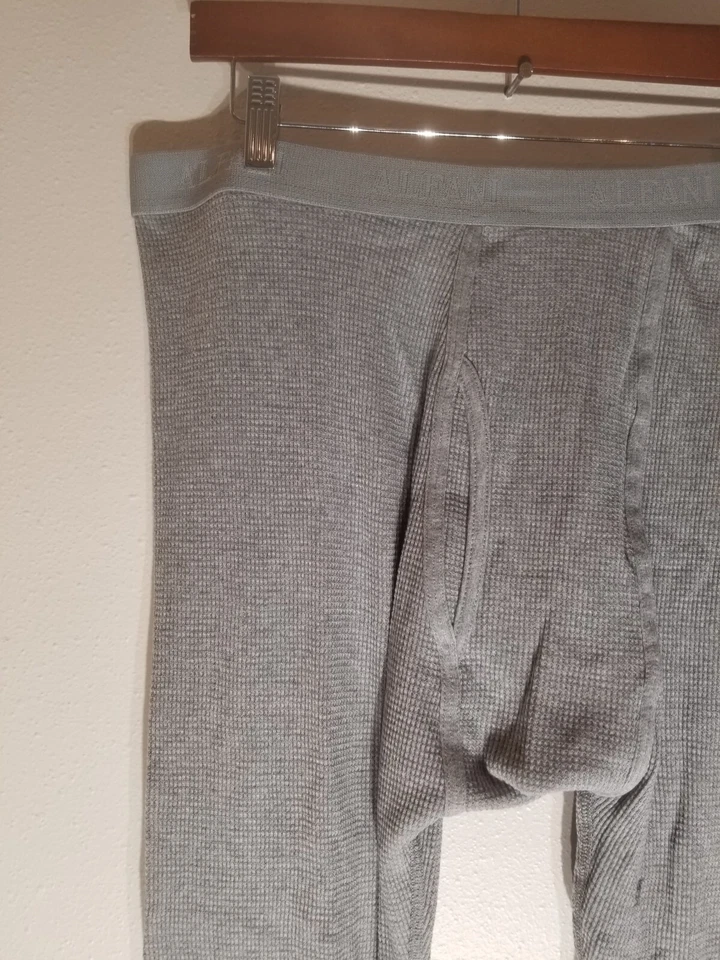 Pantalones Waffle Alfani Para Hombre Tejido Térmico Múltiples Tallas Nuevo Paquete Abierto Gris Foto 4 de 4