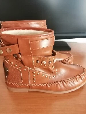 Made In Italy Damen Stiefeletten Gr. 40 - Bild 1 von 4