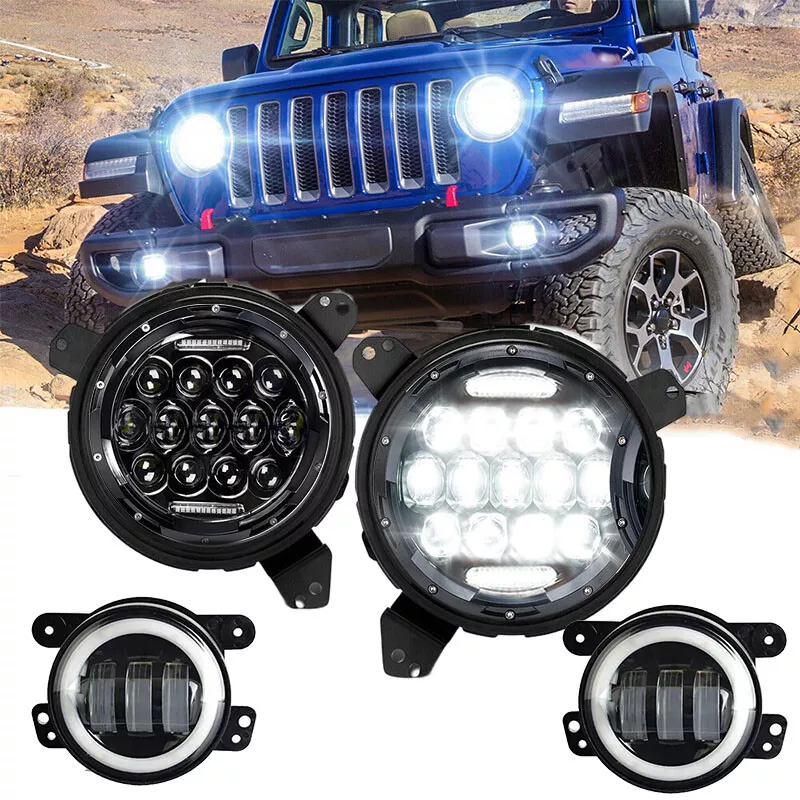 Best halo headlights 2024 for jeep wrangler