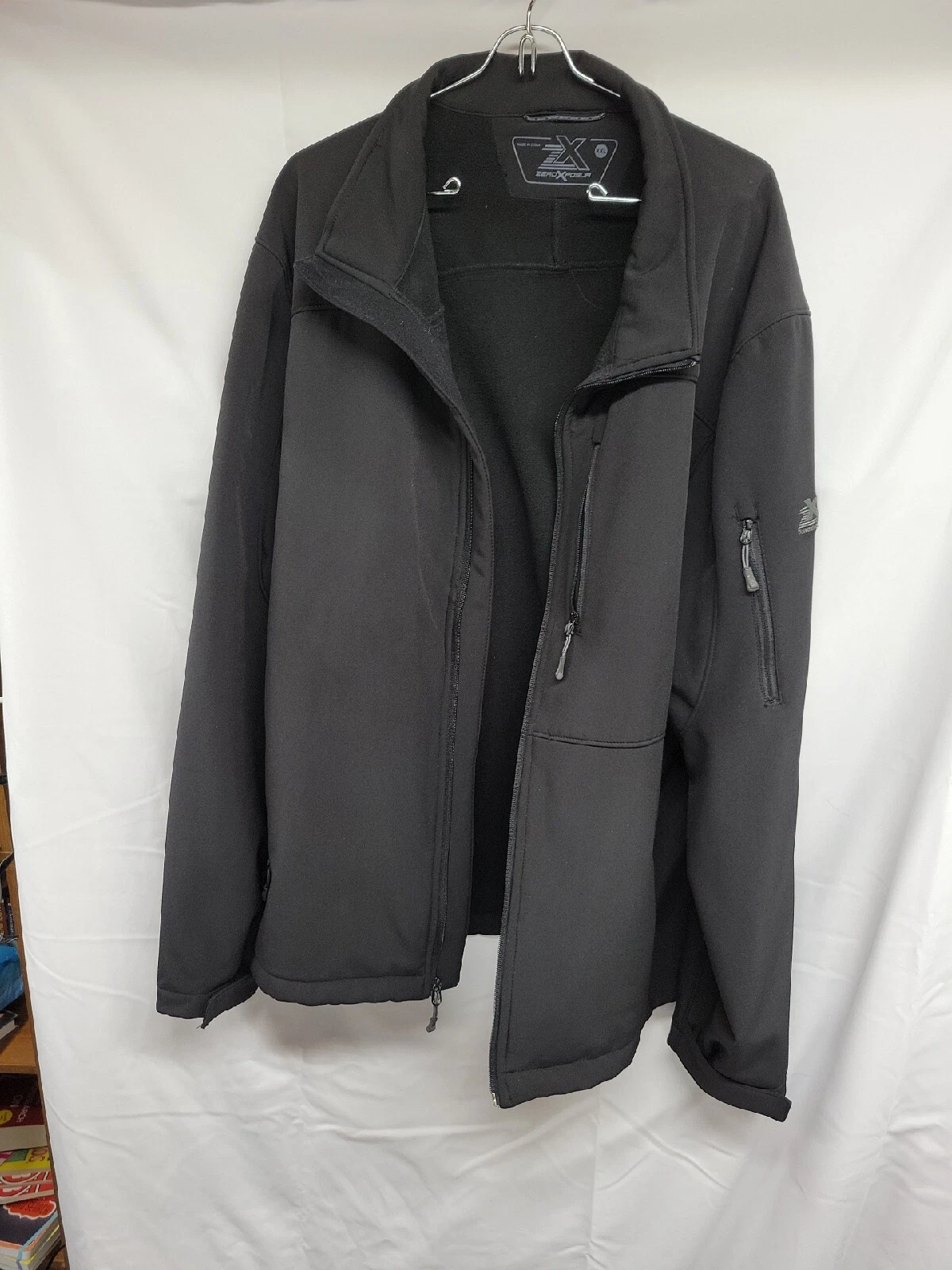 zeroxposur mens jacket Black XXL