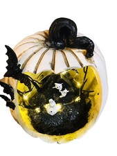 Spooky Pumpkin Ghost Scene Light Up Decoration. -9 In Batteries Not Included