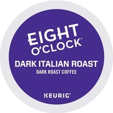 96/PACK - Eight O'Clock Dark Italian Roast Coffee K-Cup Pods BULK PACKAGING
