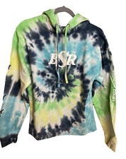 By Samii Ryan Blue and Green Tie Dye Hoodie "Growth Comes From Within" Size S