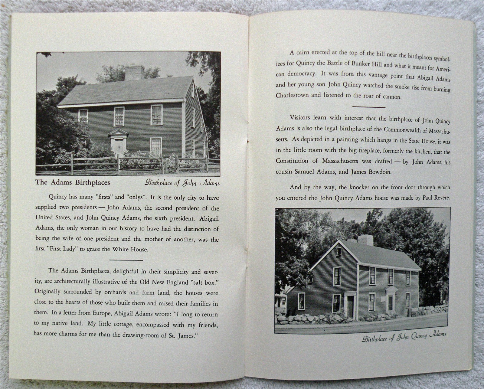 Historic Quincy Festival Souvenir Program 1955 Quincy, Massachusetts eBay