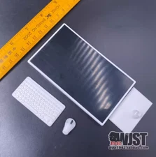 1/6 Scale Television Keyboard Mouse Set Model for 12" Figure Scene Accessories