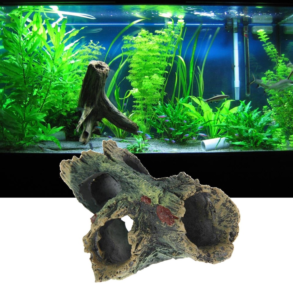 Aquarium Dekoration Treibholz - Natürlicher Holzstumpf Für Fische