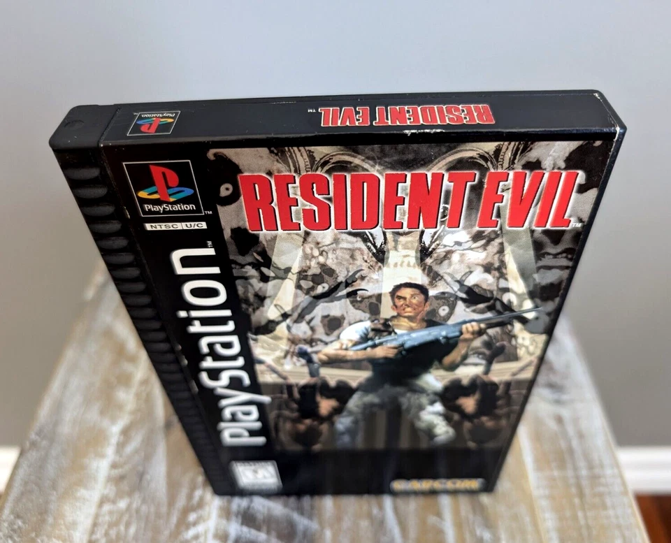 LIKE NEW ✹ Resident Evil ✹ PS1 Game Playstation 1 Longbox 1ST PRINT W/Reg ✹ USA - Image 3 of 4