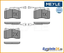 Brake pad set, disc brake Meyle 0252309216/W for Lancia