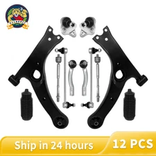 For 2003-2008 Toyota Corolla Front Lower Control Arm Ball Joint Tie Rod End Kit