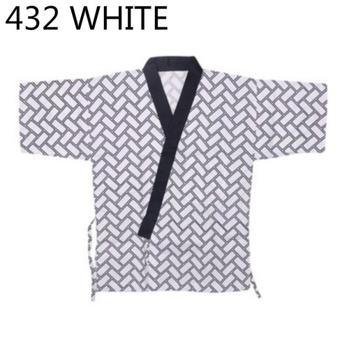 Herren Kimono Yukata Oberteile japanischer Mantel Sushi Restaurant Koch Arbeitskleidung Küche - Bild 12 von 20