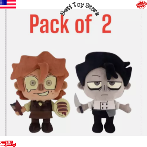 2PCS Rody and Vince Dead Plate Plush Doll Toy Figure Game