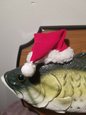 Poisson Chantant Big Mouth Billy Bass édition Noël - état Fonctionnel Pour Collector