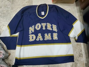 notre dame hockey jersey authentic