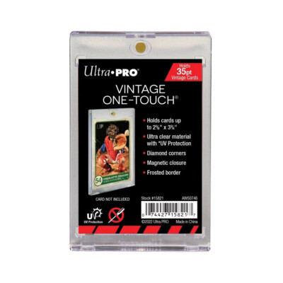 Ultra Pro Vintage ONE-TOUCH  2   x 3 ¾ Magnetic Holder, Magnethülle 35pt